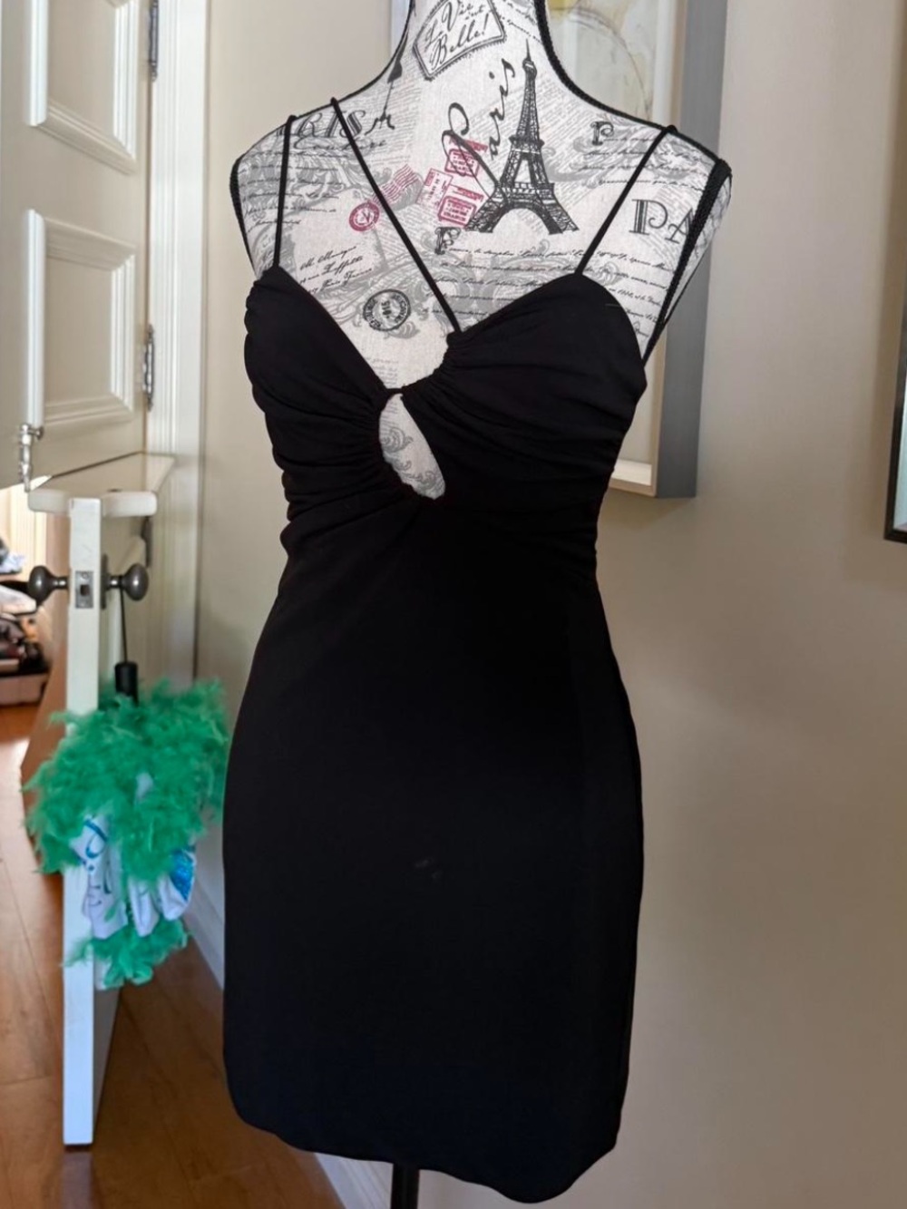 ZARA Asymmetrical Little Black Dress